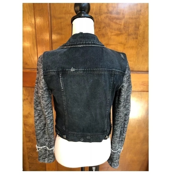 Free People Denim Sweater Jacket - Picture 3 of 6